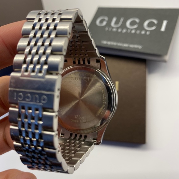 GUCCI G Timeless YA126406 Brown Dial - Picture 5 of 6